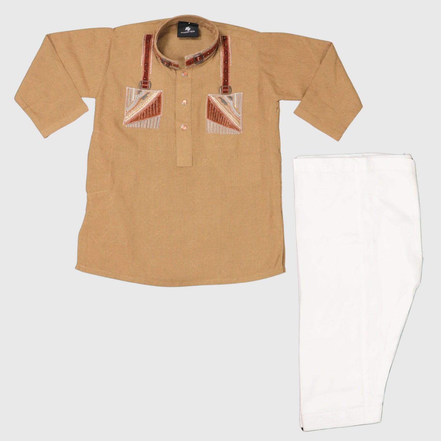 Brown Shalwar Kameez – Kids