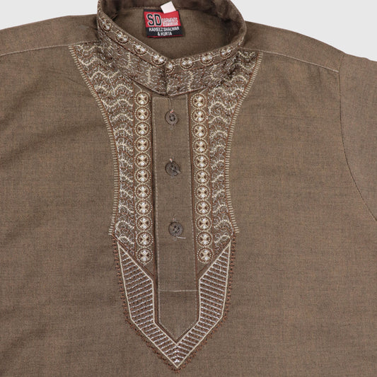 Brown Shalwar Kameez – Kids