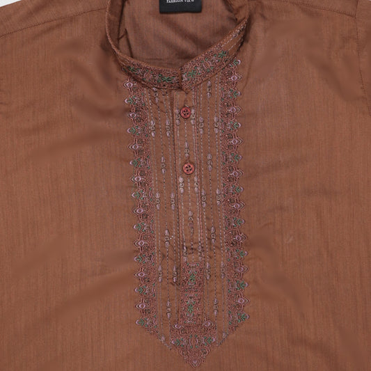 Brown Kurta Shalwar – Kids