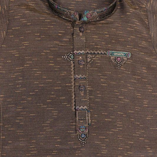 Brown Shalwar Kameez – Kids
