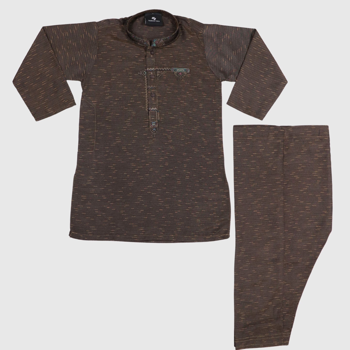 Brown Shalwar Kameez – Kids