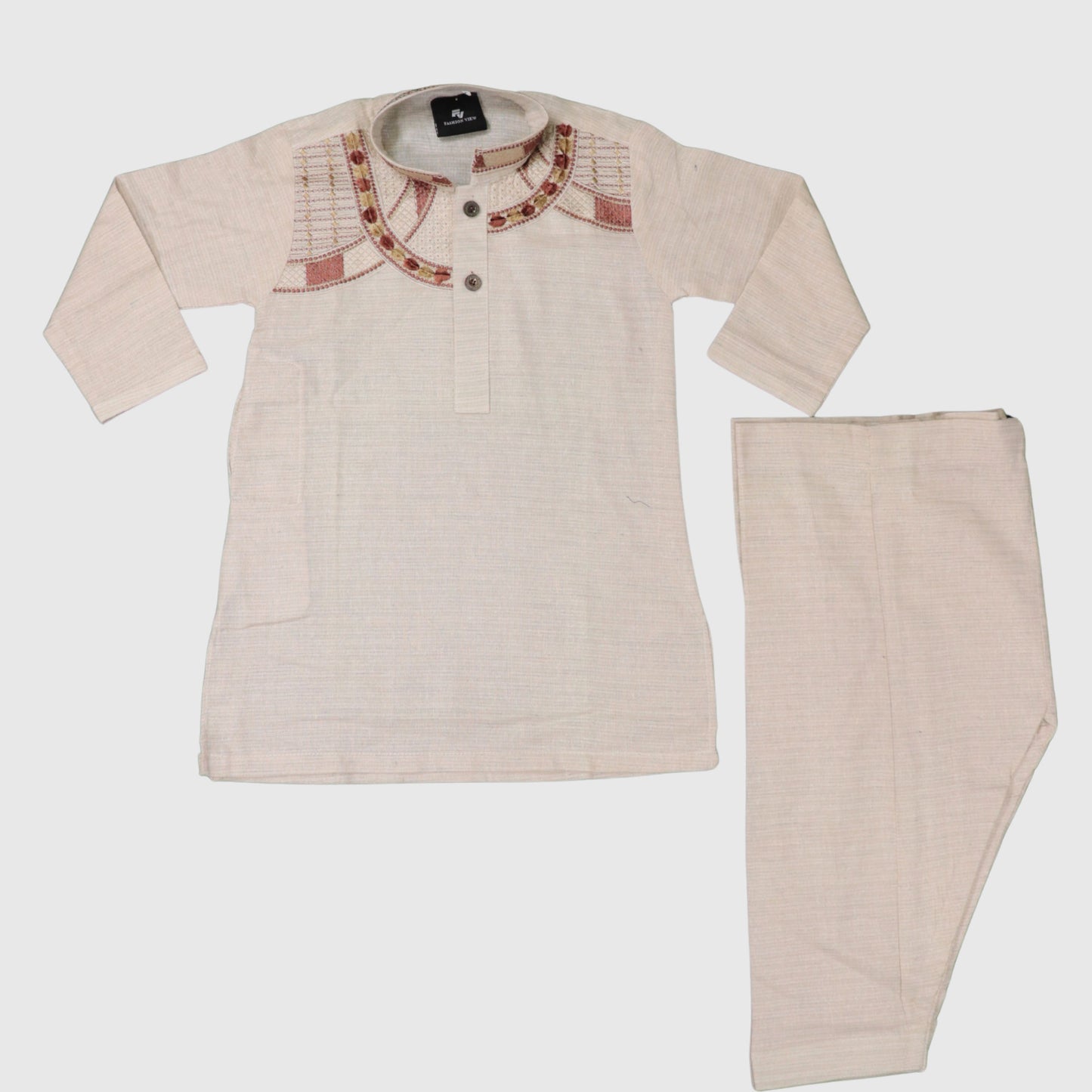 Cream Shalwar Kameez – Kids