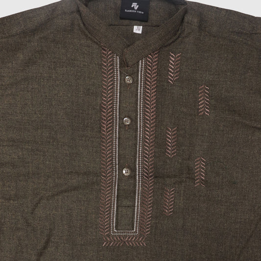 Brown Kurta Shalwar – Kids