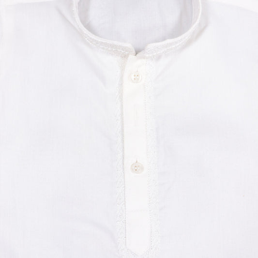 White Kurta with Pajama – Kids
