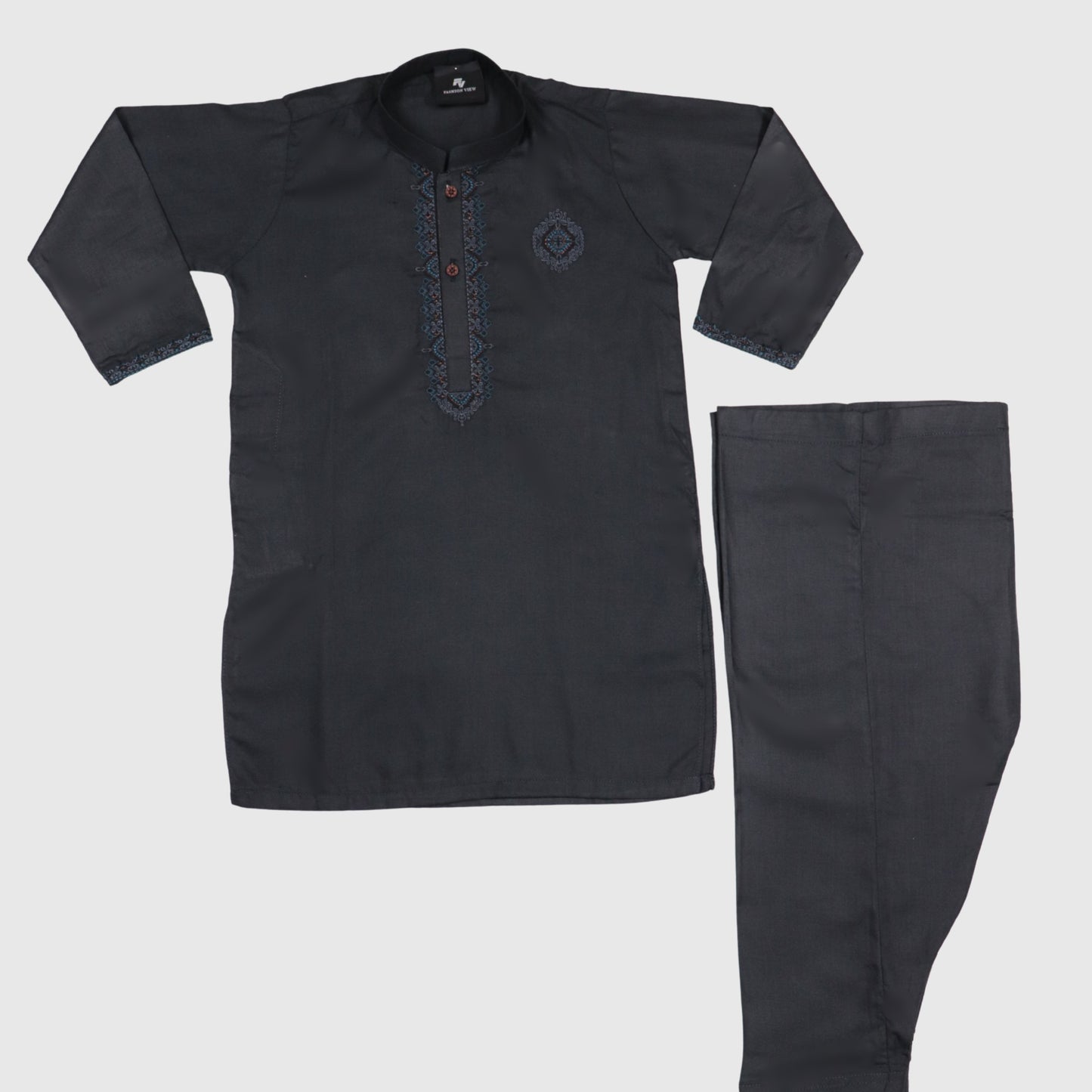 Dark Purple Shalwar Kameez – Kids