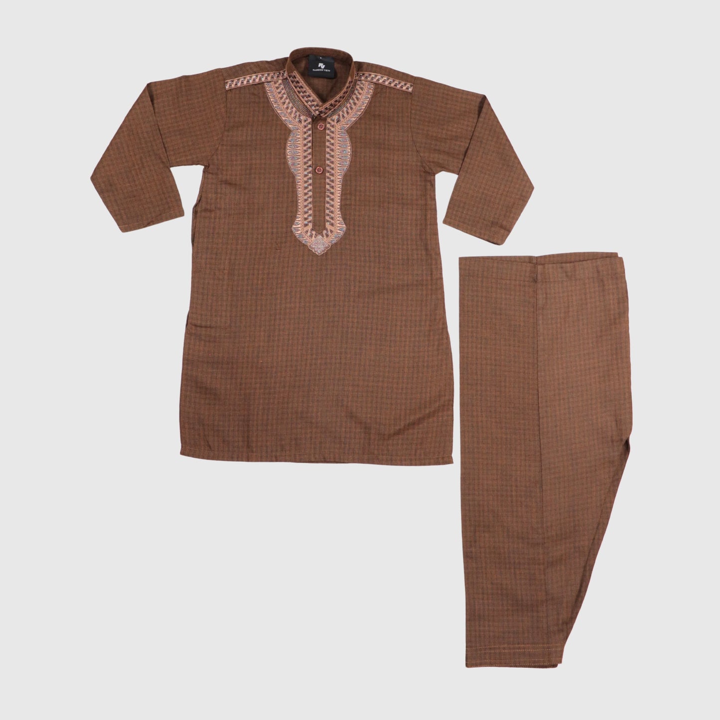 Brown Shalwar Kameez – Kids