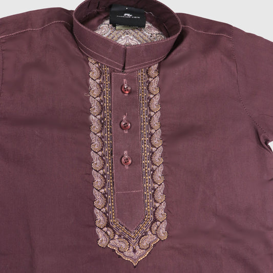 Burgundy Shalwar Kameez – Kids