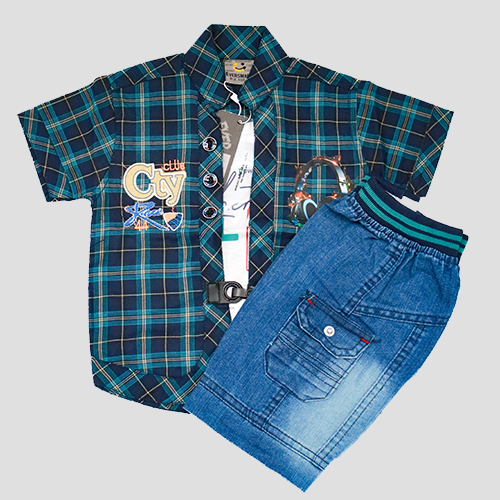 Trendy Boys 2-Piece Cotton Outfit