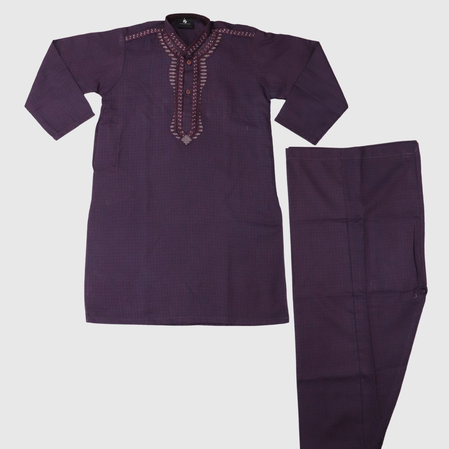 Dark Purple Shalwar Kameez – Kids
