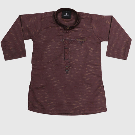 Dark Red Shalwar Kameez – Kids