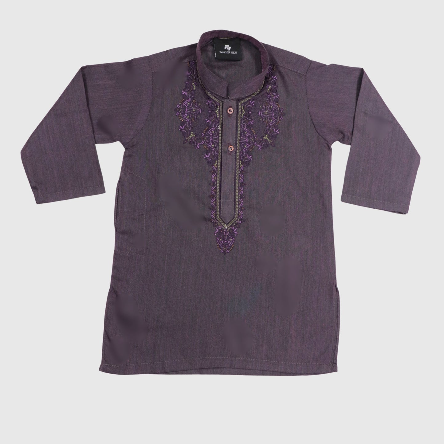 Purple Kurta with Pajama – Kids
