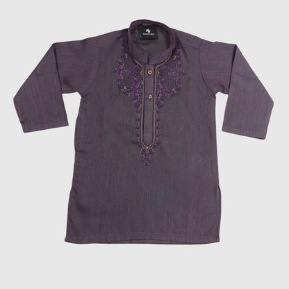Purple Kurta with Pajama – Kids