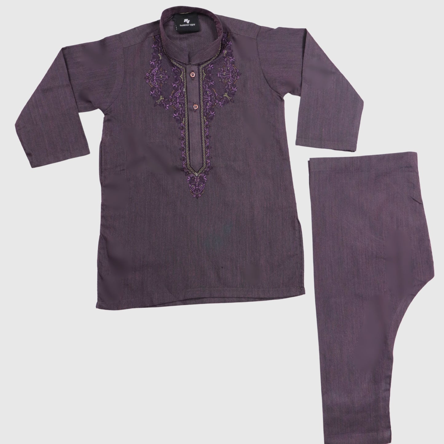 Purple Kurta with Pajama – Kids