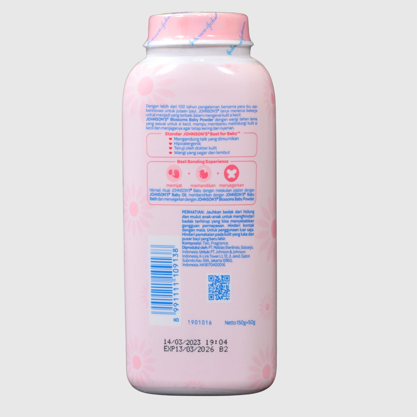 Johnson Blossoms Baby Powder 150g+50g