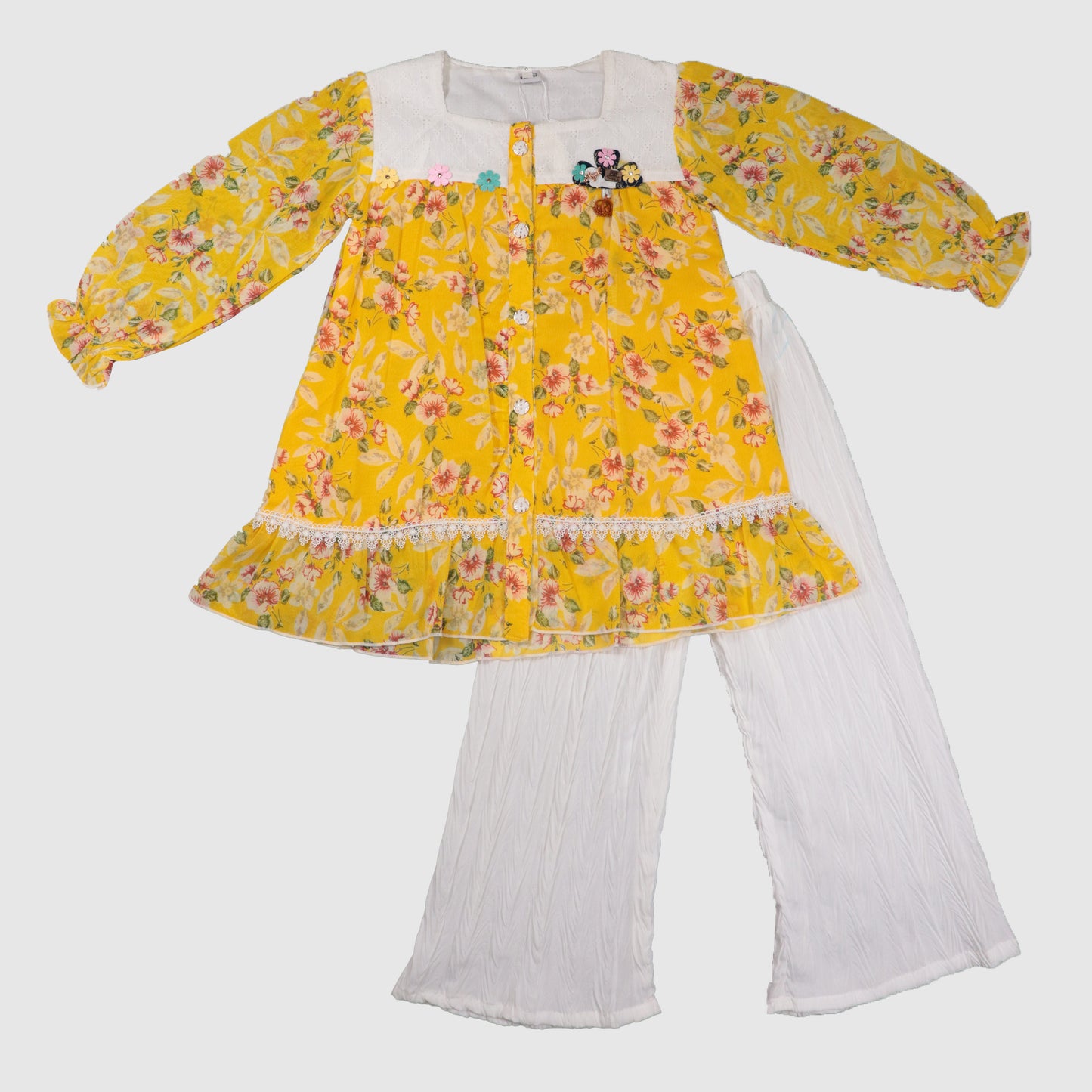 Trendy Frock & Trouser Outfit for Girls