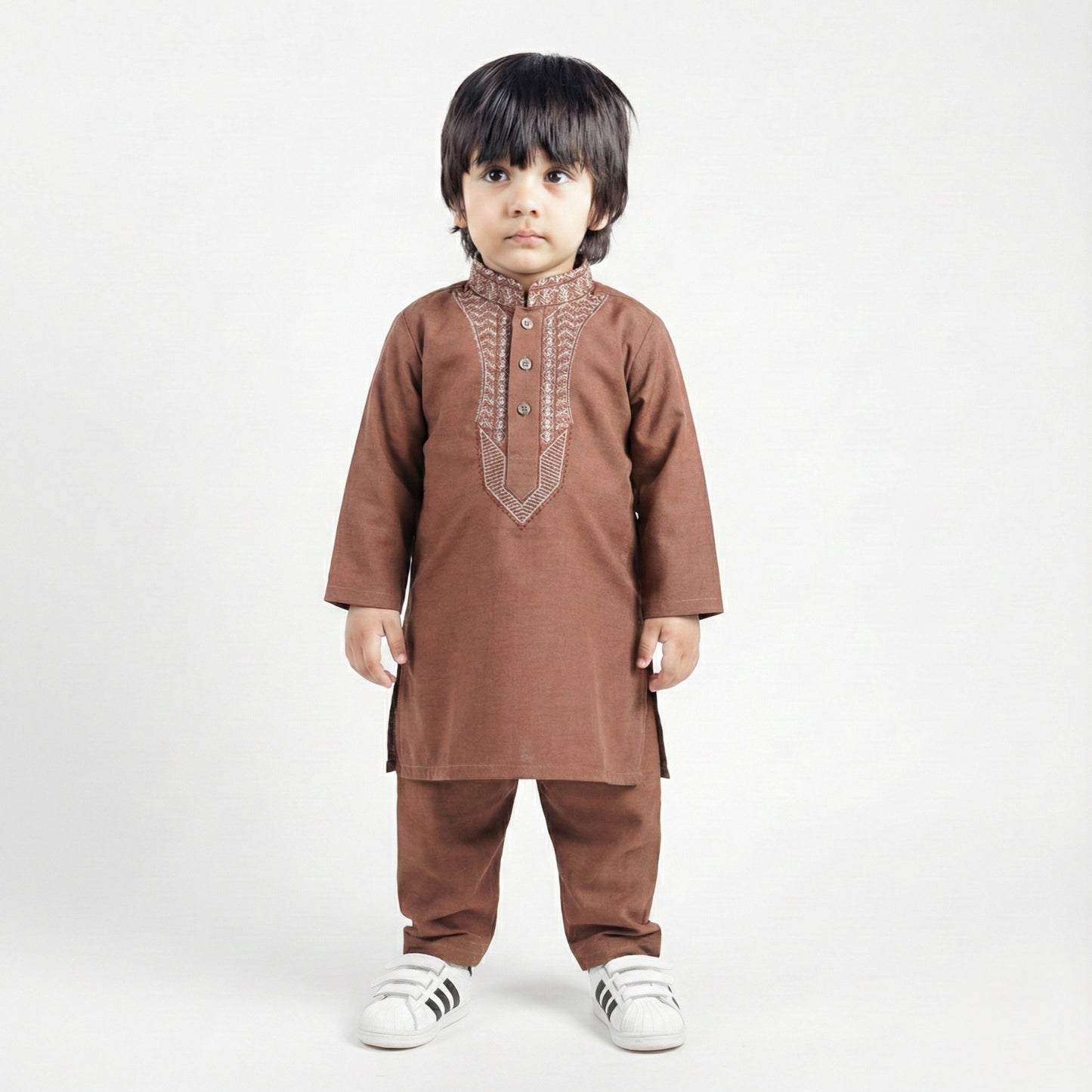 Brown Shalwar Kameez – Kids