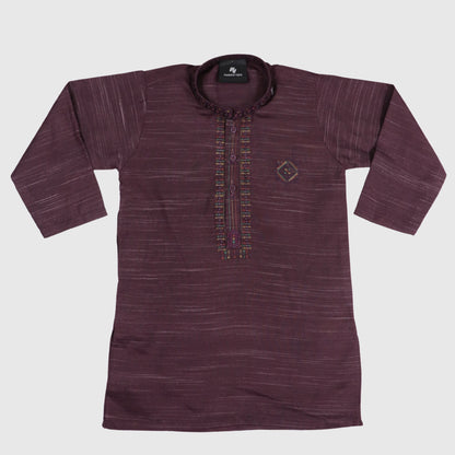 Deep Maroon Shalwar Kameez – Kids
