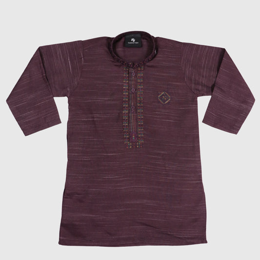 Deep Maroon Shalwar Kameez – Kids