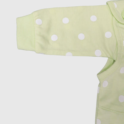 Mint Green Baby Romper & Cap Set (2-Piece)