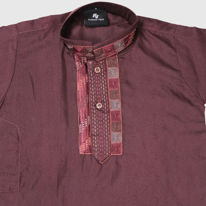 Maroon Shalwar Kameez – Kids