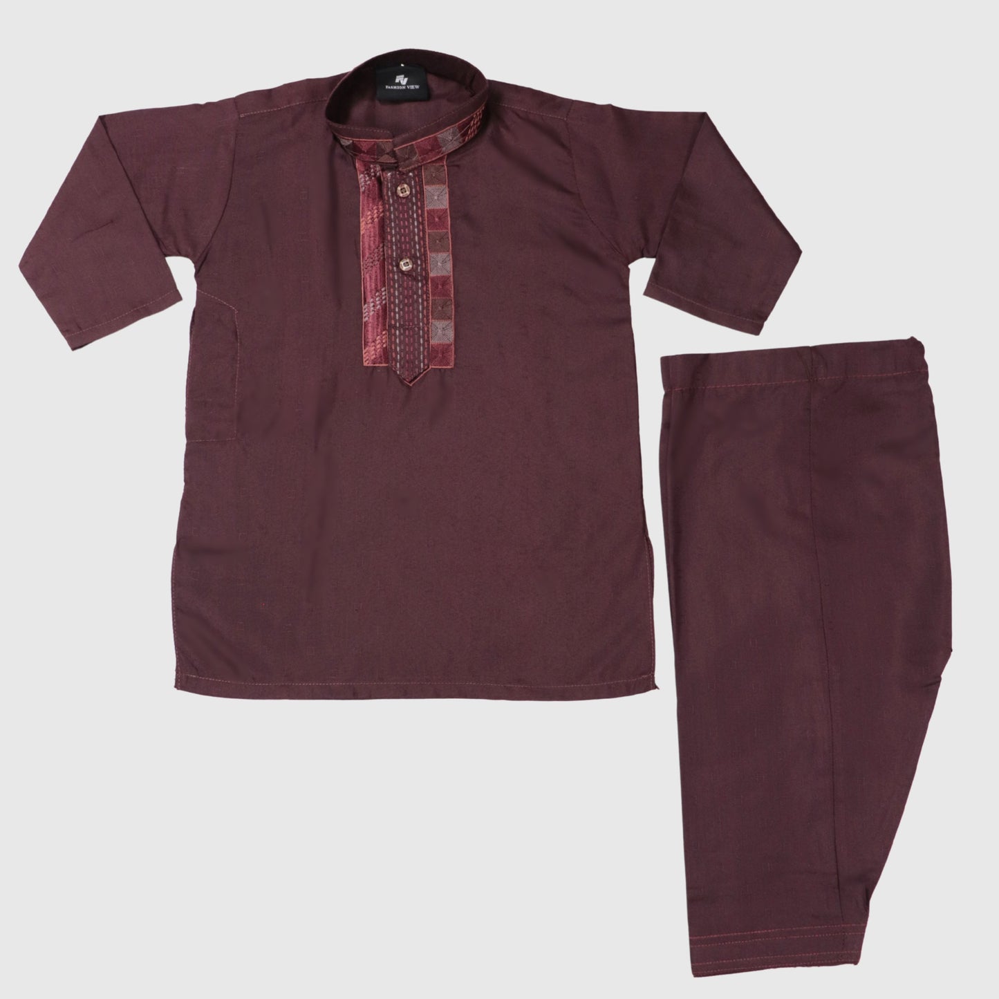 Maroon Shalwar Kameez – Kids