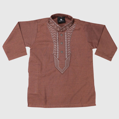 Brown Shalwar Kameez – Kids