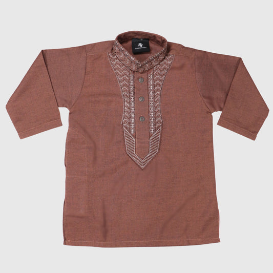 Brown Shalwar Kameez – Kids