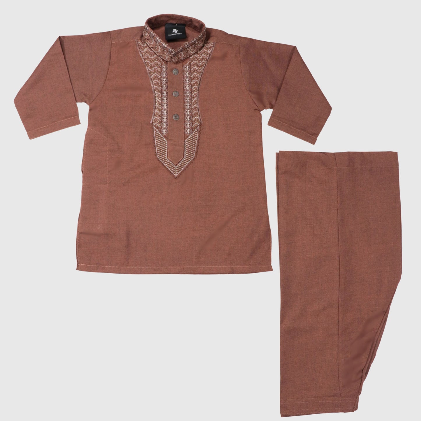 Brown Shalwar Kameez – Kids