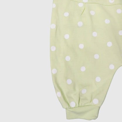 Mint Green Baby Romper & Cap Set (2-Piece)