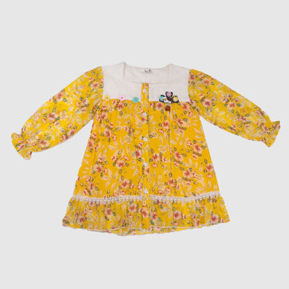 Trendy Frock & Trouser Outfit for Girls