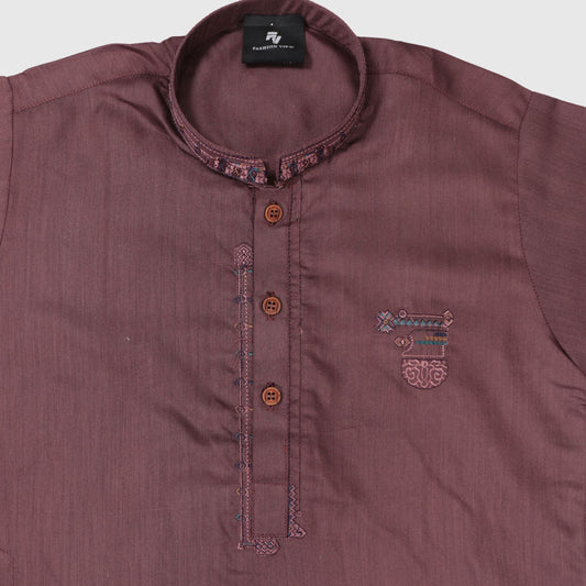 Brown Kurta Shalwar – Kids
