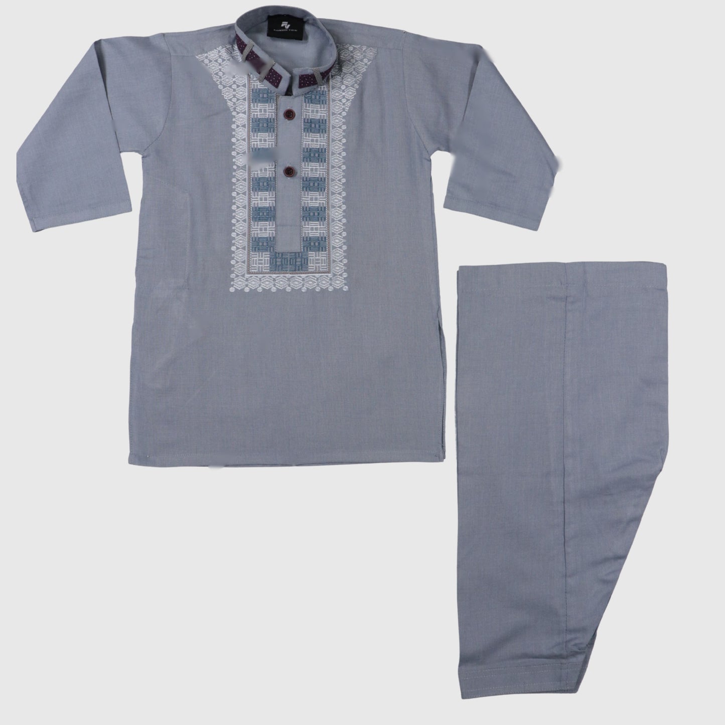 Light Grey Shalwar Kameez – Kids