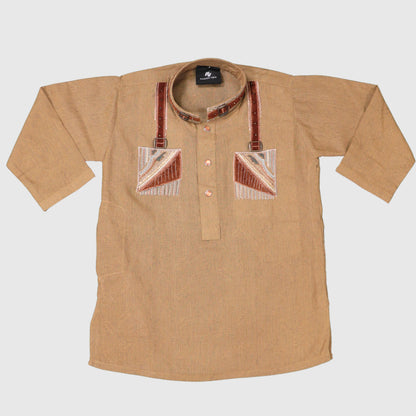 Brown Shalwar Kameez – Kids