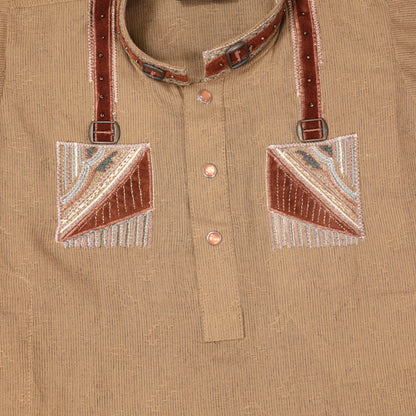 Brown Shalwar Kameez – Kids