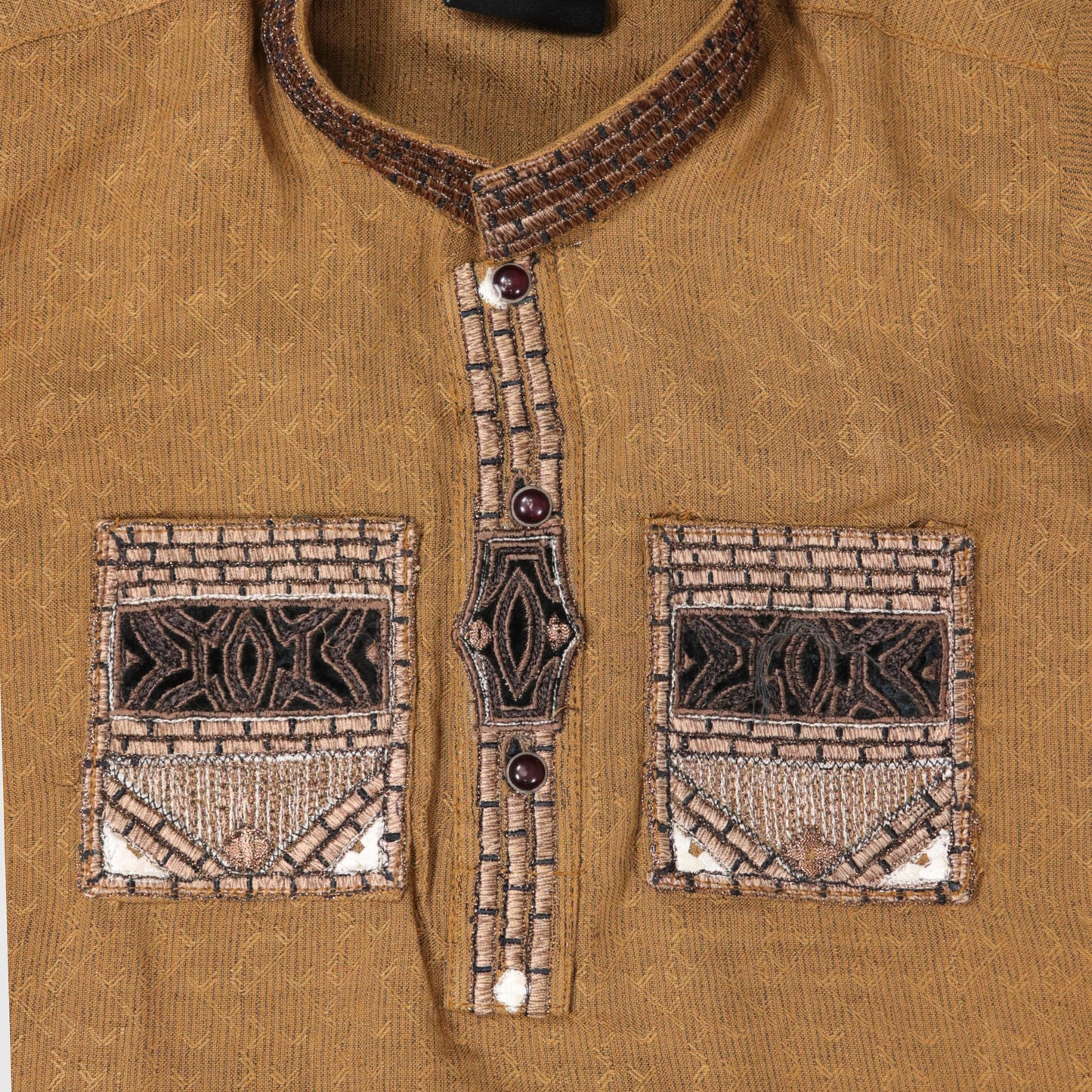 Yellow Brown Shalwar Kameez – Kids