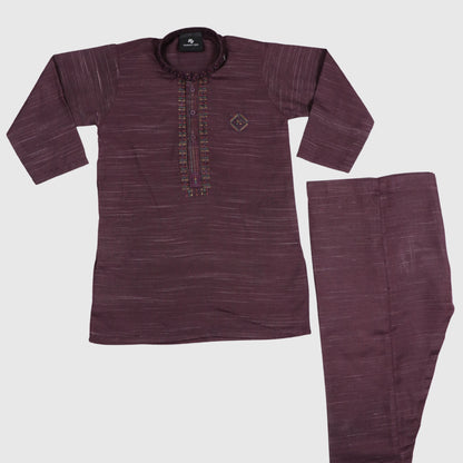 Deep Maroon Shalwar Kameez – Kids