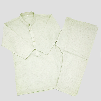 Boys Traditional Pakistani Kurta Set Pista Green with waistcoat