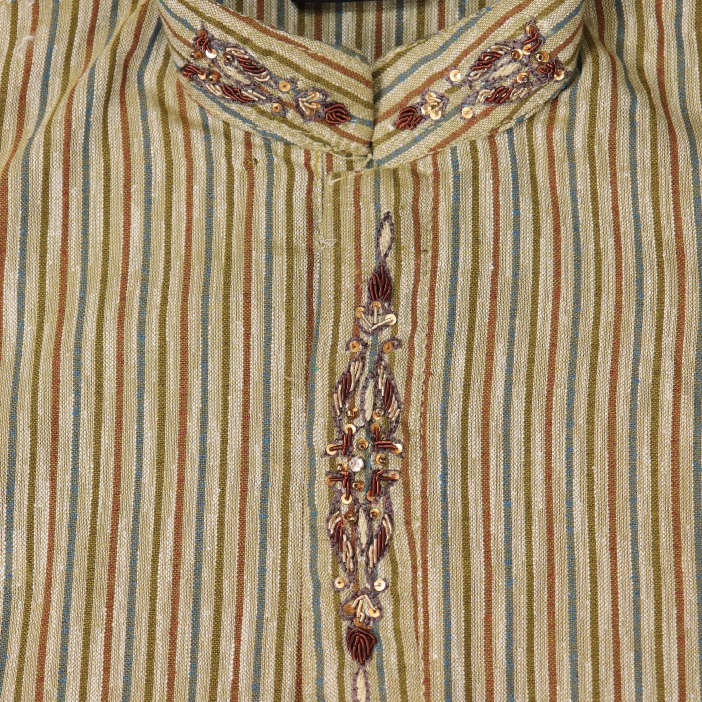 Brown Lining Shalwar Kameez – Kids