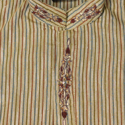 Brown Lining Shalwar Kameez – Kids