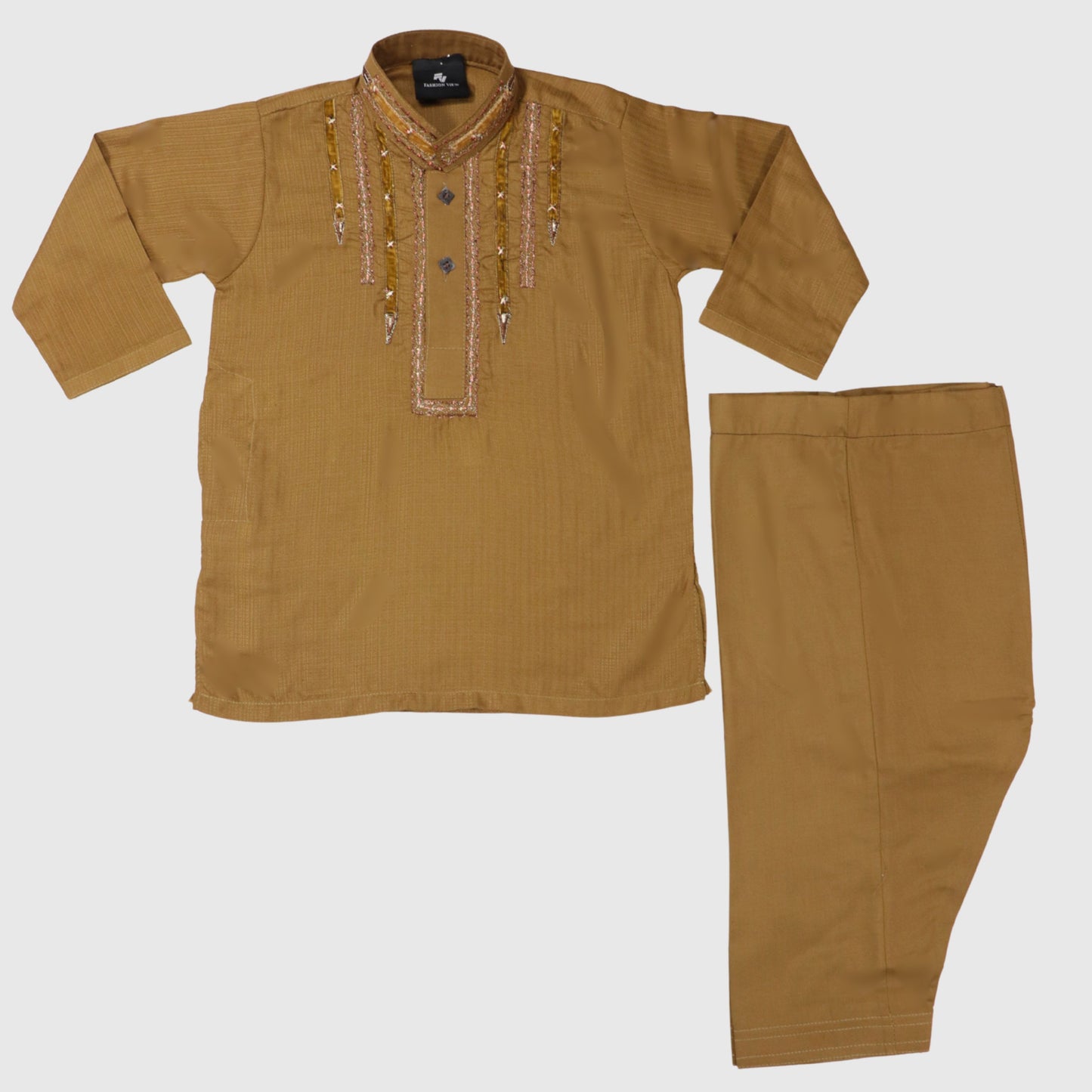 Brown Shalwar Kameez – Kids