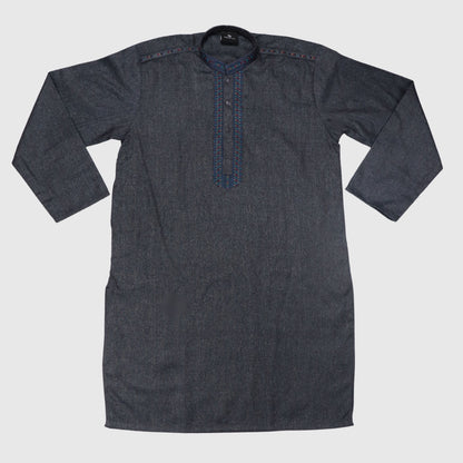 Dark Blue Kurta Shalwar – Kids