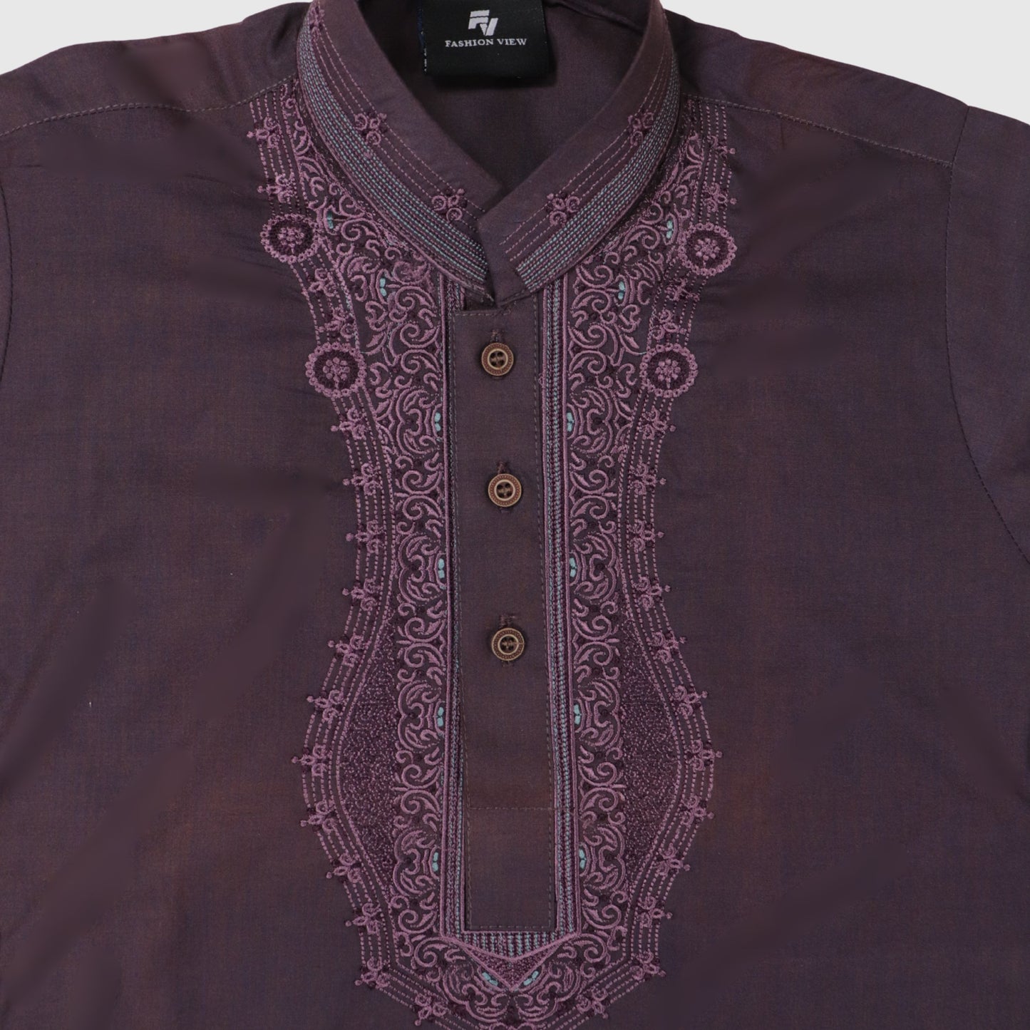 Dark Purple Shalwar Kameez – Kids