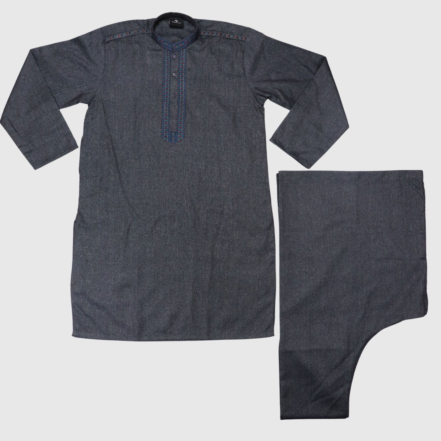 Dark Blue Kurta Shalwar – Kids