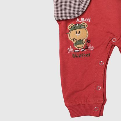 Red Baby Formal Romper (1-Piece)
