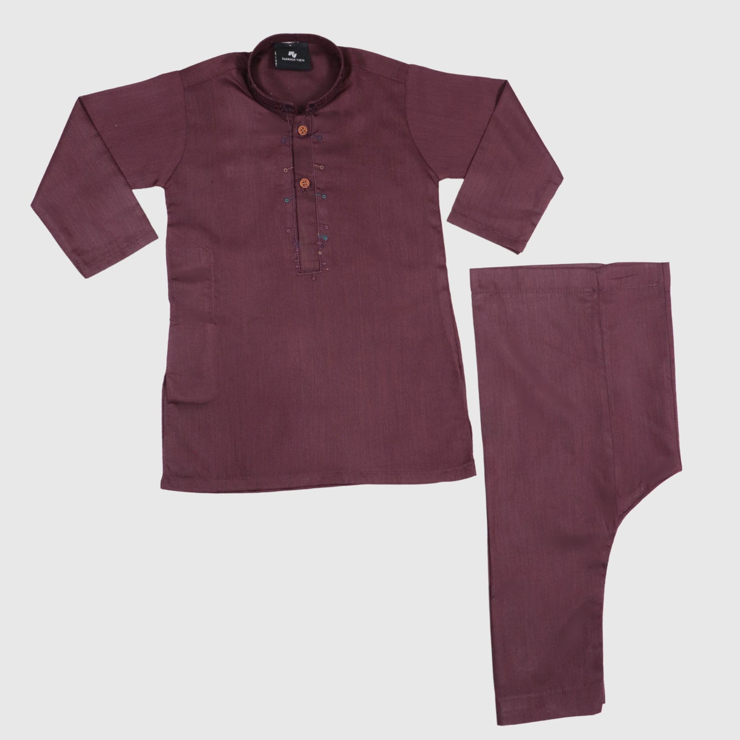 Maroon Shalwar Kameez – Kids