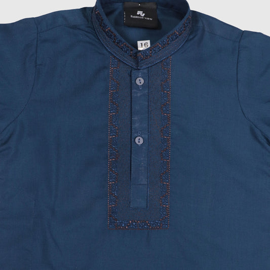 Dark Blue Shalwar Kameez – Kids