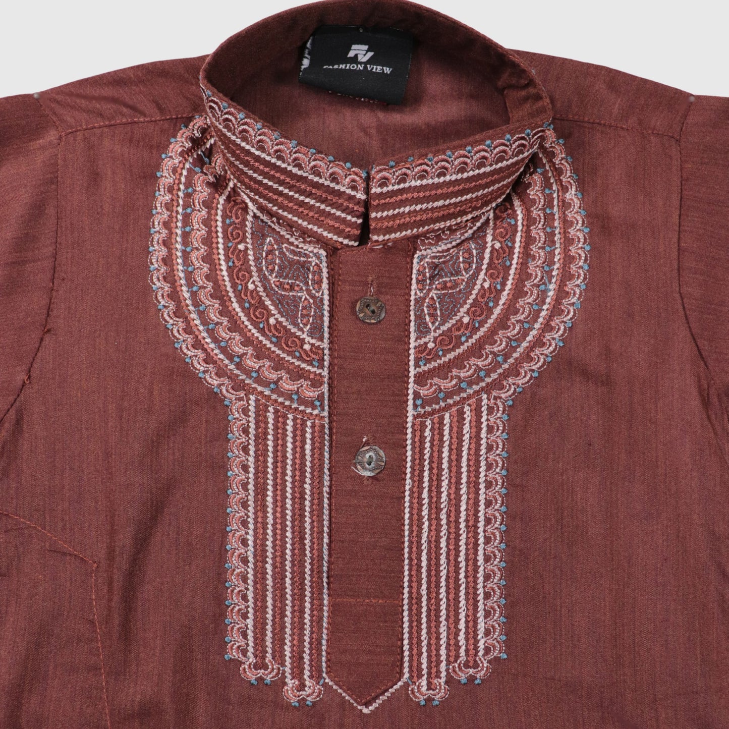 Dark Maroon Shalwar Kameez – Kids