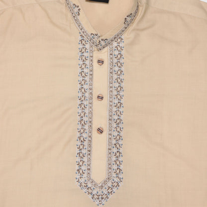 Beige Kurta Shalwar – Kids