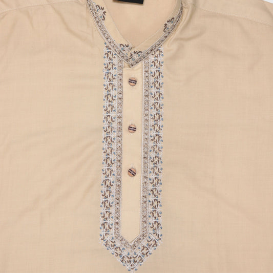 Beige Kurta Shalwar – Kids