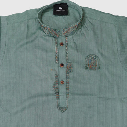 Green Shalwar Kameez – Kids